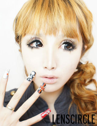 diamond black circle lenses v4